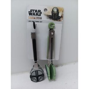 Star Wars Mandalorian 2 Piece Mini Tongs Set